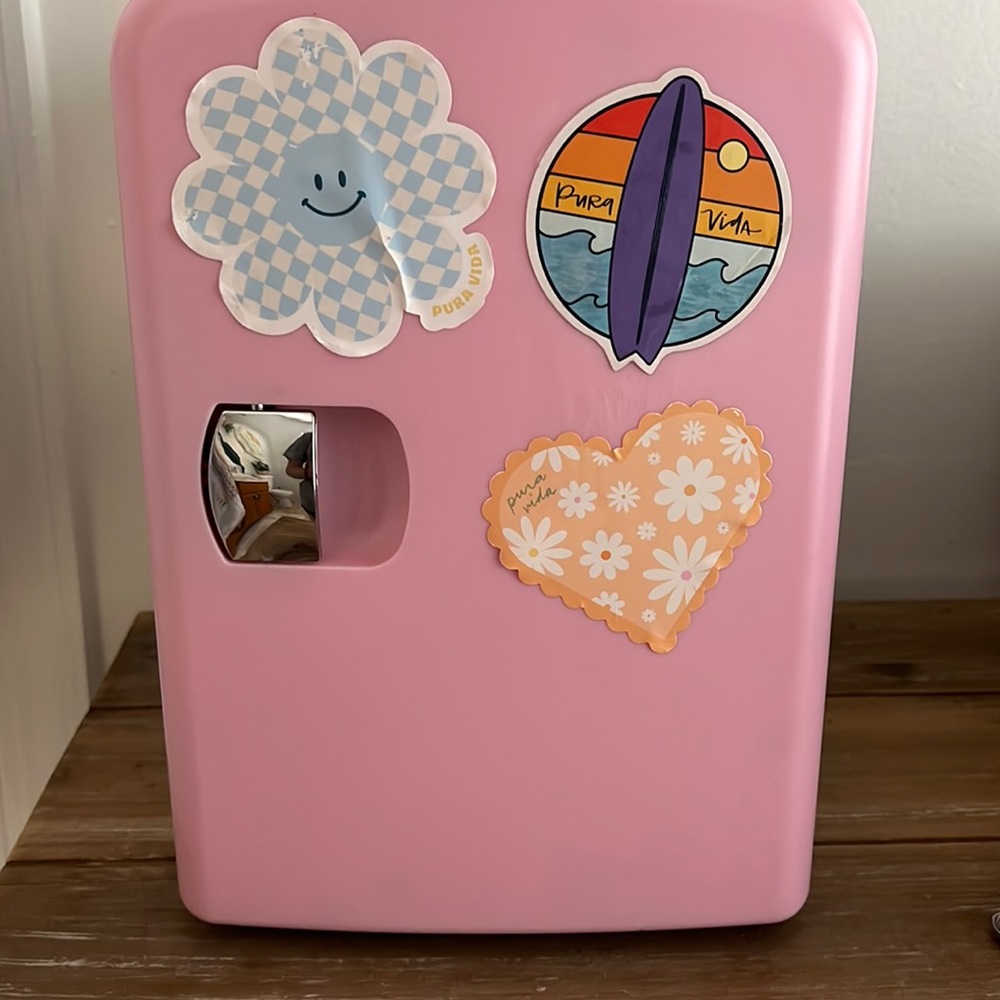Skin care mini fridge